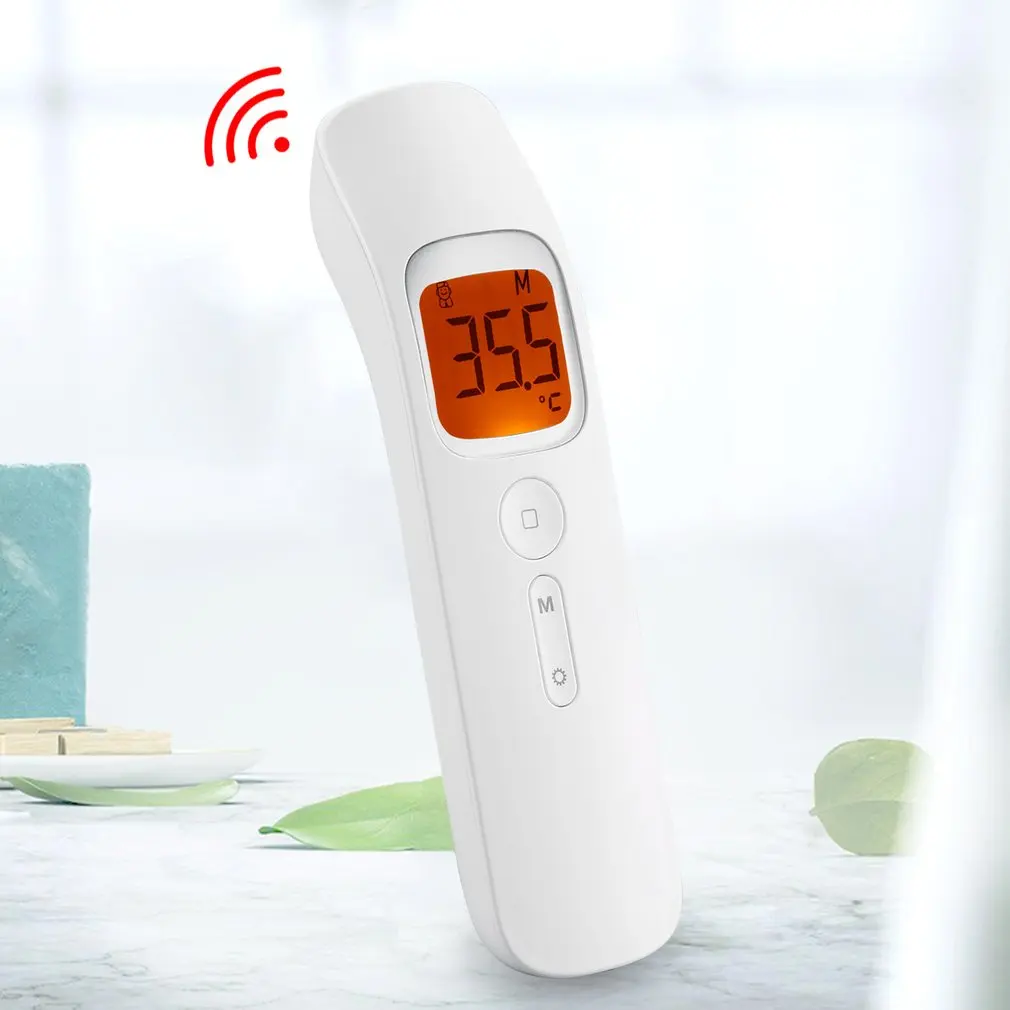 

In Stock Forehead Thermometer Infrared Non-Contact Digital Thermometer Gun For Baby Adults 2 Colors Display Dropshipping