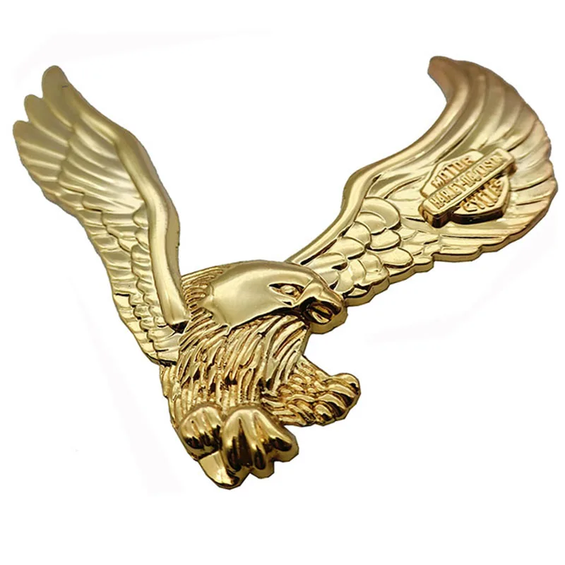 1 шт. 3D металлические украшения для автомобиля наклейки с животными логотип орла