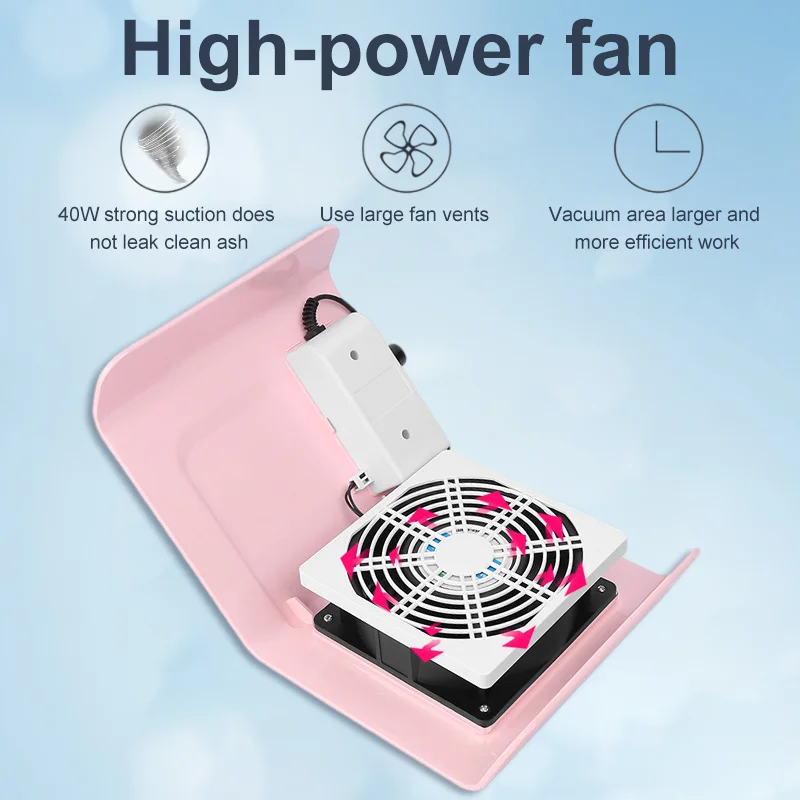 Пылесос маникюрный мощный с вентилятором и мощным всасыванием |