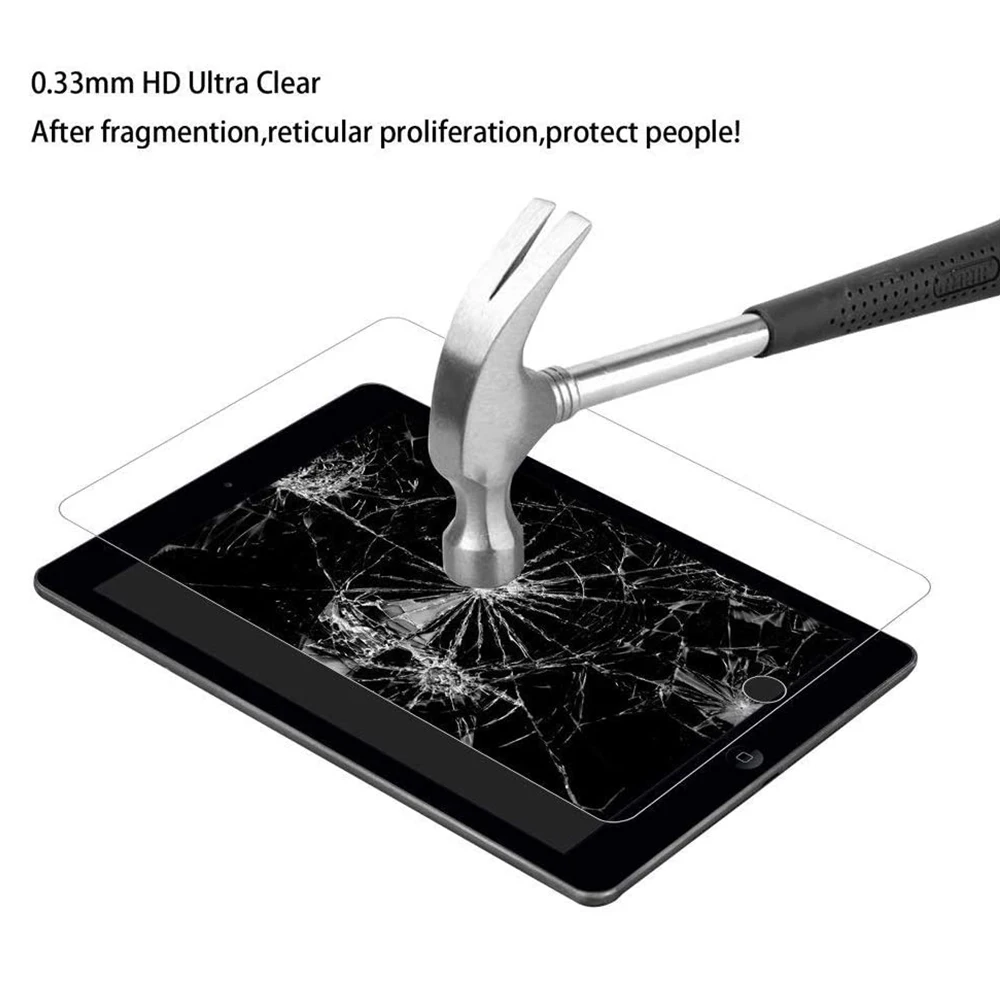 [В 2 упаковках] Защитная пленка для экрана Apple iPad Pro Air 1 5 6 9 7 2017 6-го поколения Air1