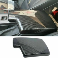 carbon fiber armrest cover center console pad for bmw 3 series e90 e91 e92 e93 high quality interior trim car accessories