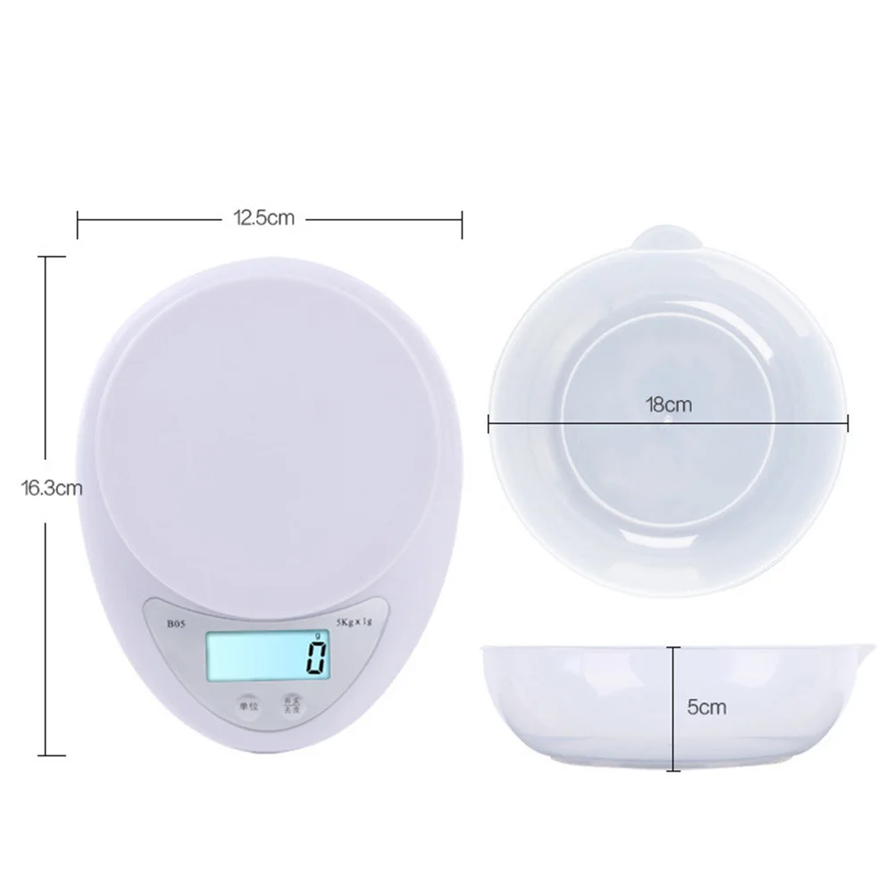 

High-quality Plastic Platform Small Portable Digital Kitchen 1g Scale Electronic Food Measurement Weight Scale Easy to Clean