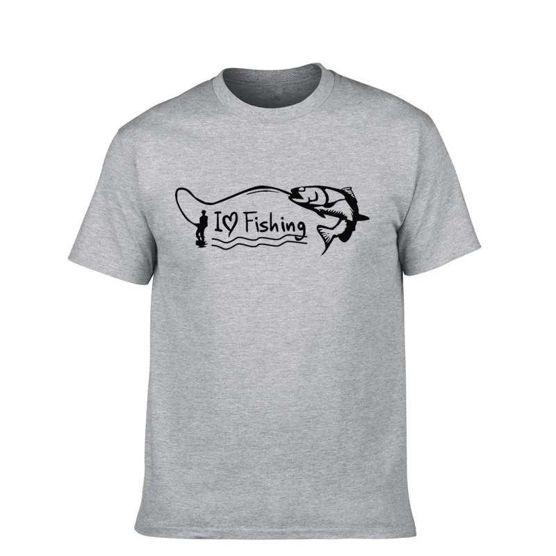 100% хлопковые футболки повседневная забавная футболка для рыбалки Мужская отцов