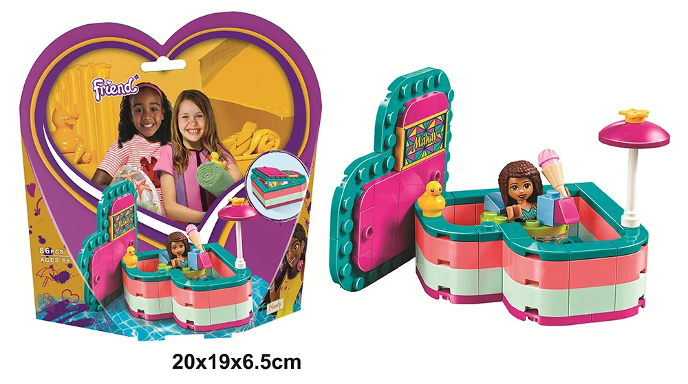 Наборы из серии Друзья Эмма Стефани Мия Оливия Андреа строительные блоки игрушки