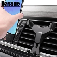 gravity car holder for phone in car air vent mount clip cell holder no magnetic mobile phone stand support smartphone voiture