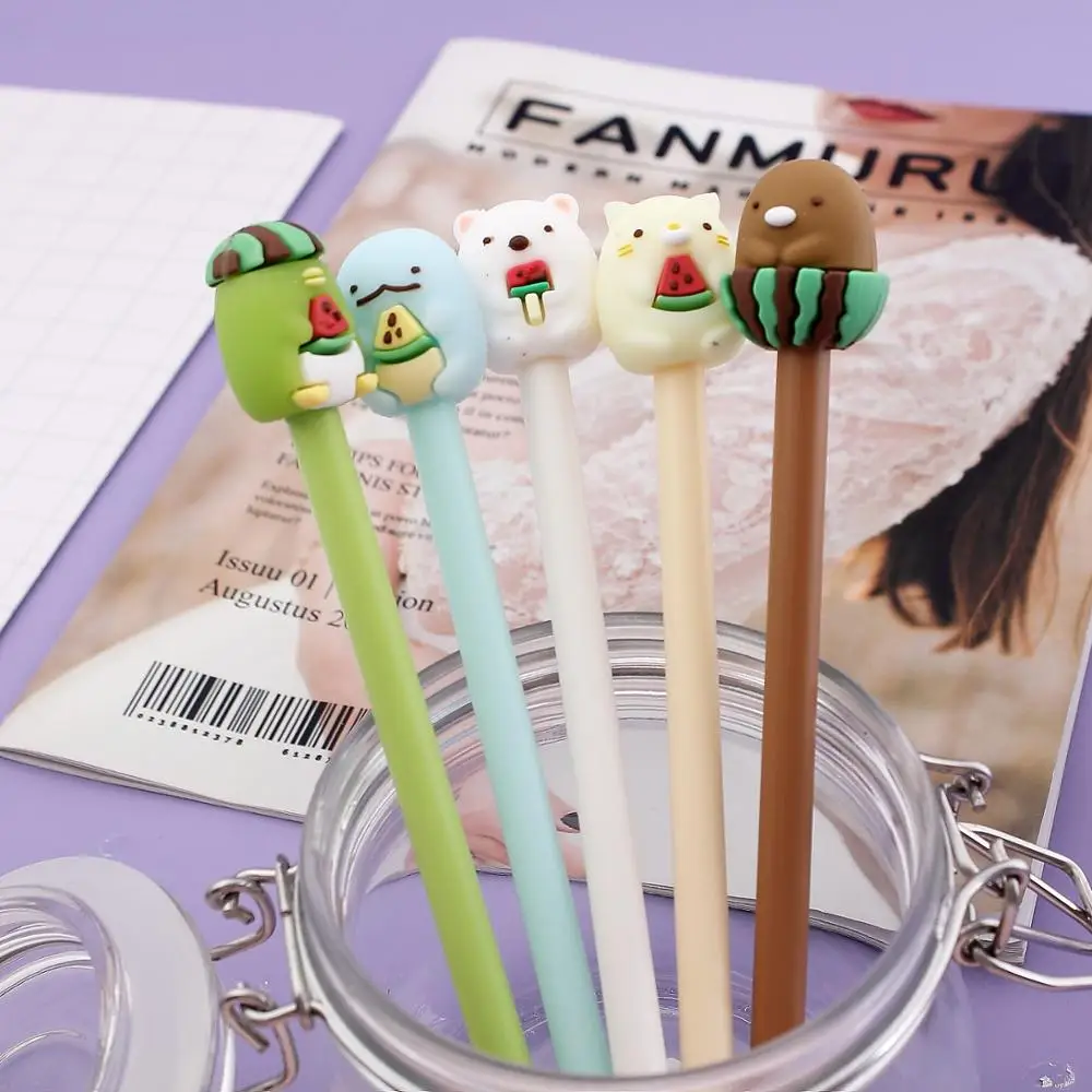 Мультяшная угловая биологическая нейтральная ручка Канцелярия для учеников