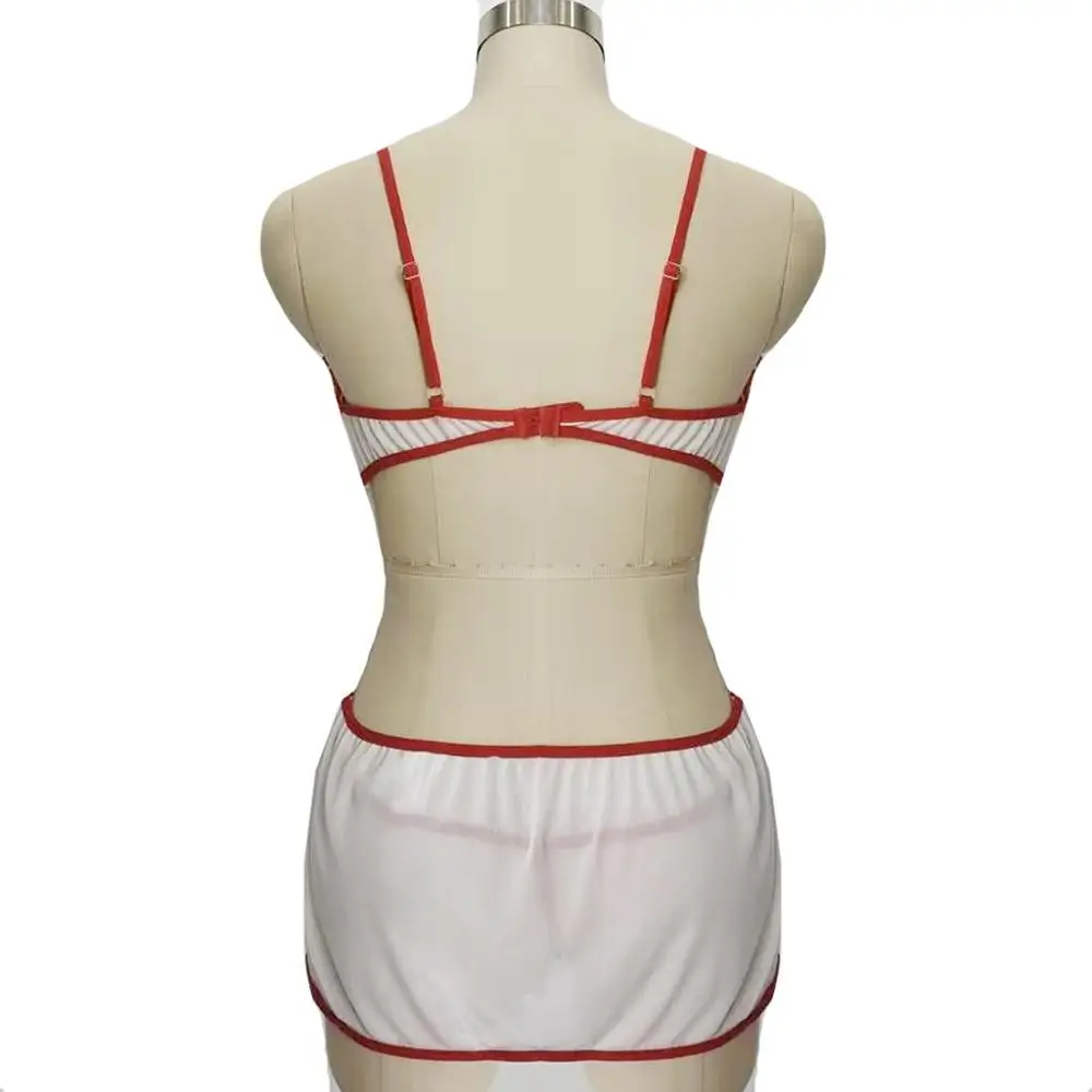 Женское нижнее белье прозрачная сексуальная униформа соблазнительное Милая