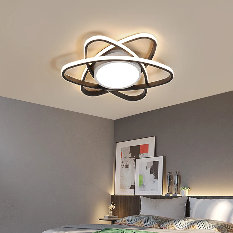 

Modern LED Ceiling Lights For Small living Room Bedroom Kitchen Balcony home Lighting Black White Ceiling Lamp Fixtures