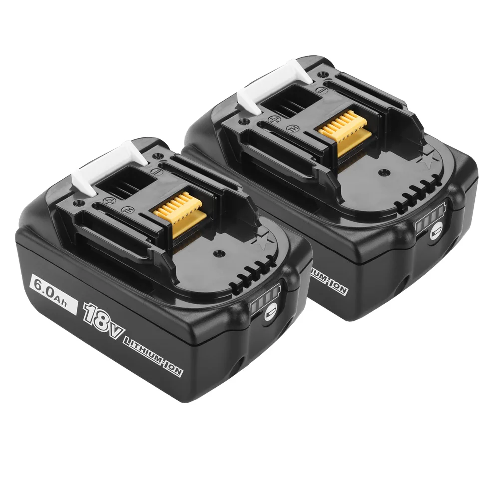BL1860 Перезаряжаемые Batteries18V 6000 мА/ч литий-ионный аккумулятор для Makita 18v Батарея 6Ah