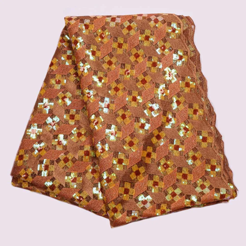 Нигерийская высококачественная ткань французская кружевная хлопковая