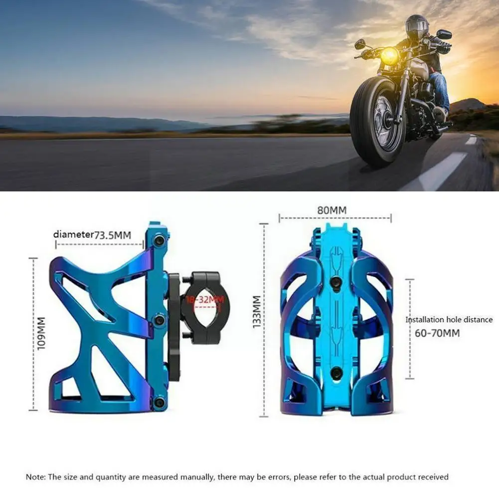 

Motorcycle Universal Drink Holder Bike Water Cup Bottle Decoration Modification Accessories Motorcycle Bike Holder Cup Holder