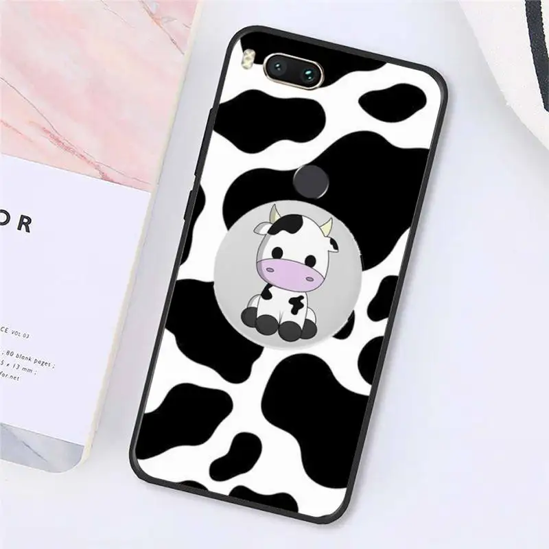 

Milk Cow Print animal pattern Phone Case For Xiaomi Redmi note 7 8 9 t k30 max3 9 s 10 pro lite funda coque