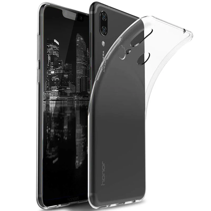 Прозрачный мобильный телефон чехлы для Huawei Honor Play 6 3 дюйма Мягкий ТПУ силиконовый