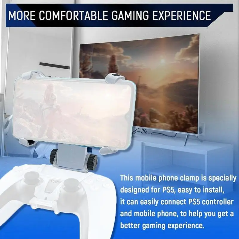 

Ps5 Bluetooth Handle Holder Adjustable Ps5 Mobile Phone Holder H5G3