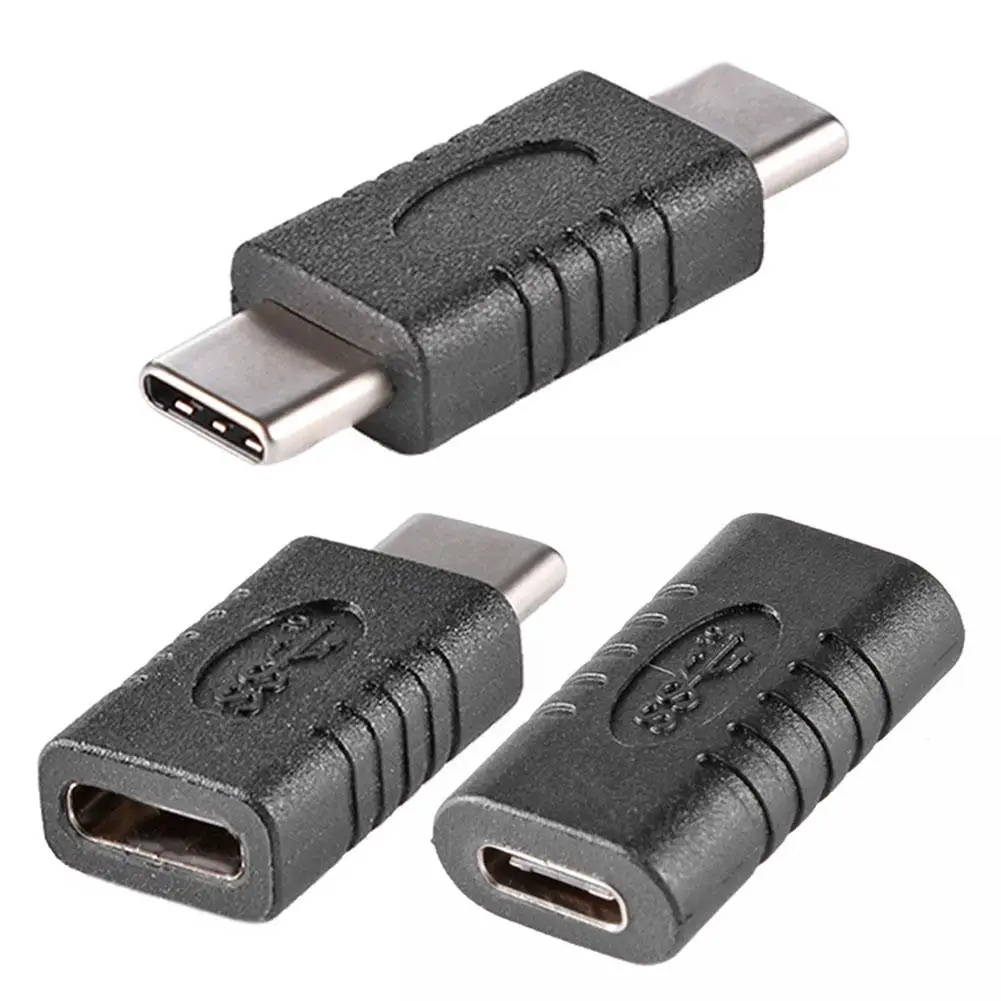 3 шт. Тип мини C USB Расширение муфта адаптер мужской/женский на обоих концах для