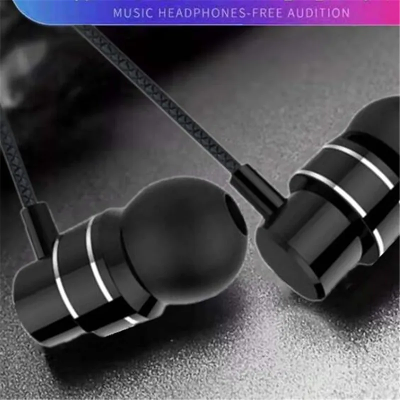 In Ear проводные наушники спортивные гарнитуры 3 5 мм вкладыши глубокий бас стерео W