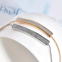 minimalist rhinestone pave bar slider bracelet cuff bangle women party jewelry