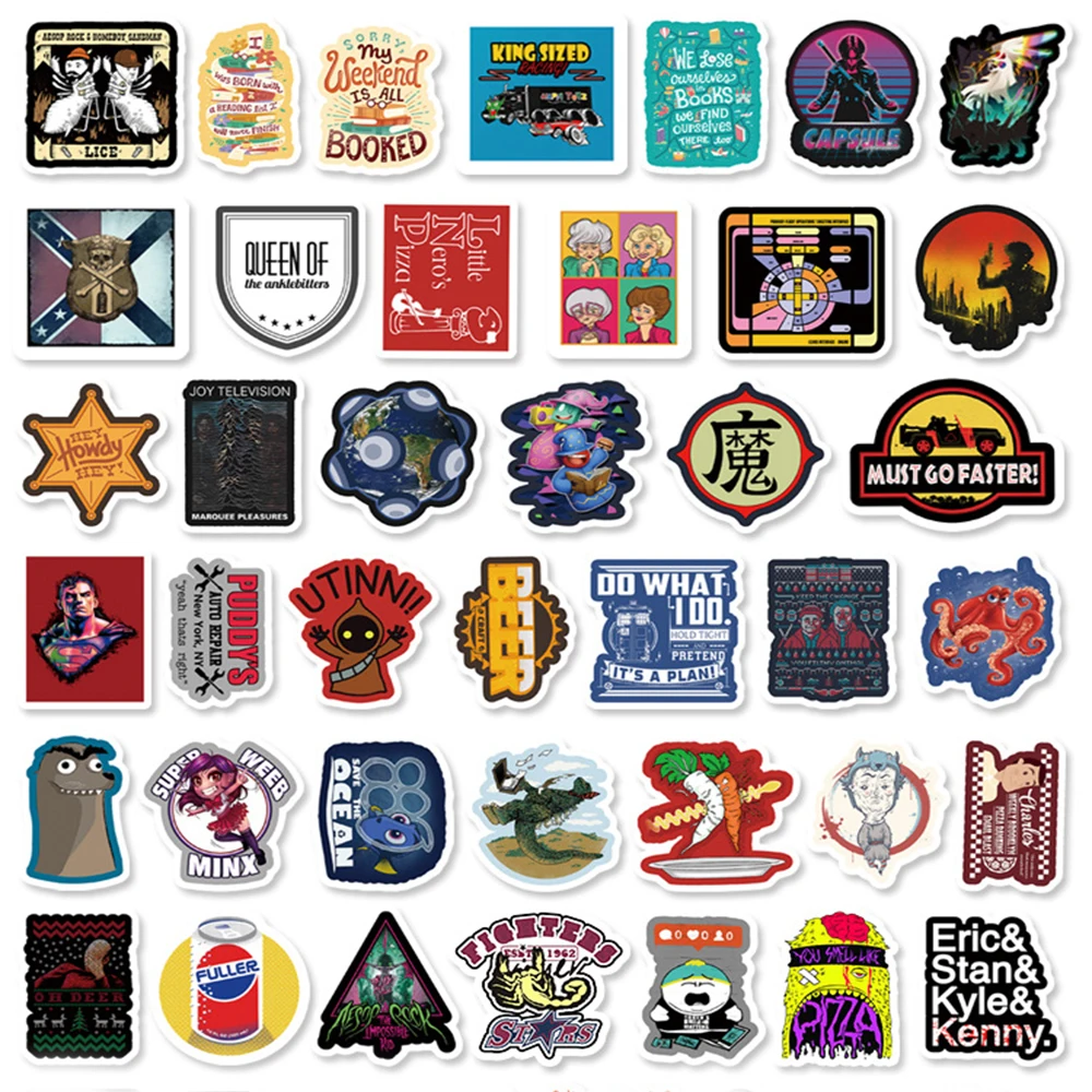 50 шт. эстетическое в европейском и американском стиле наклейки для фото альбом