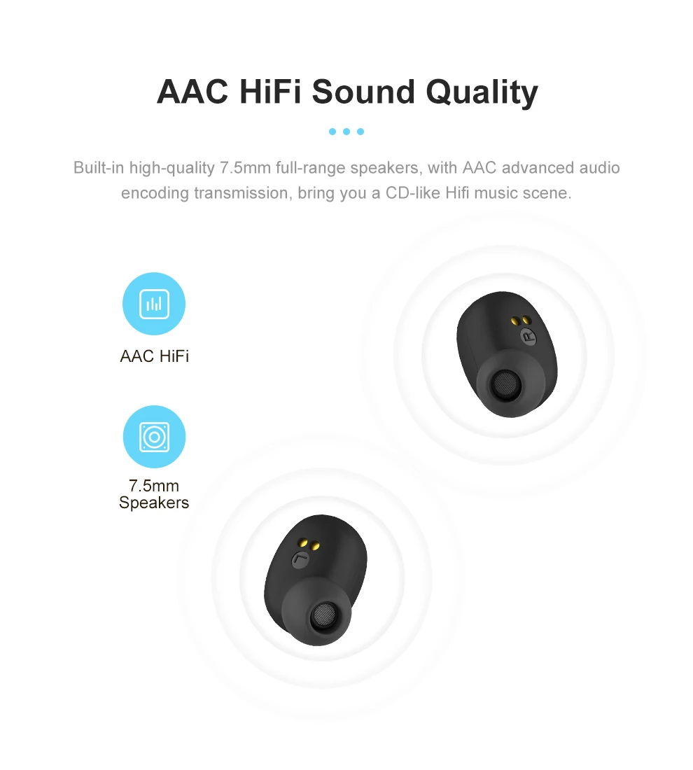 

TWS- Tiso i6 Bluetooth 5,0