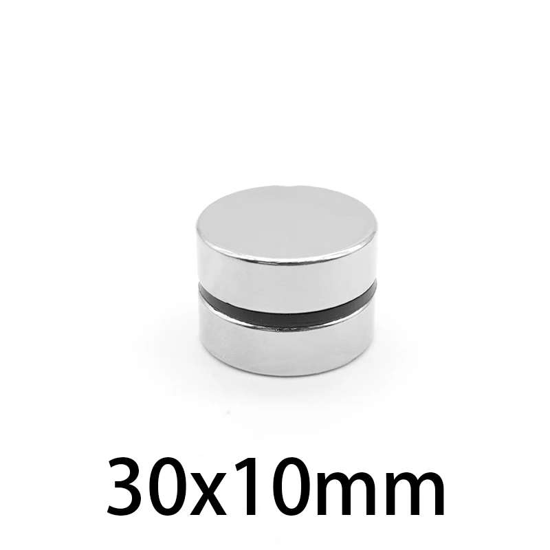 

1-5PCS 30x10mm Circular Magnets 30mmx10mm N35 Thick Neodymium Magnet Dia 30*10mm Permanent NdFeB Magnetic magnet 30*10