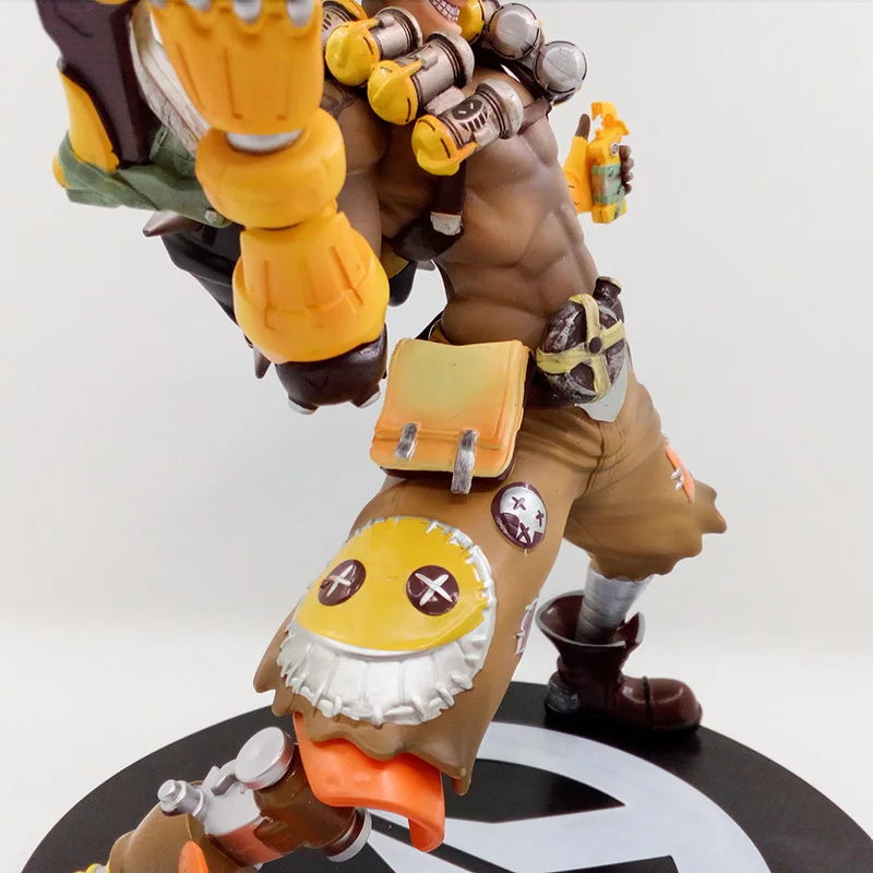 

OW Action-Figure-Anime Overwatch JUNKRAT JAMISON FAWKES PVC 28cm Game-Cartoon-Model Toy