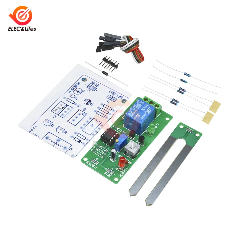 Модуль контроля влажности почвы DIY Kit 5 в постоянного тока контроллер