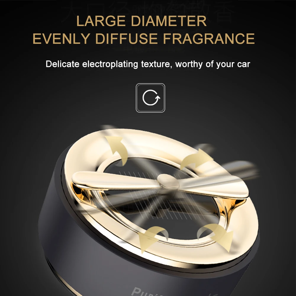 Освежитель воздуха для автомобиля ароматерапия на солнечной батарее освежитель