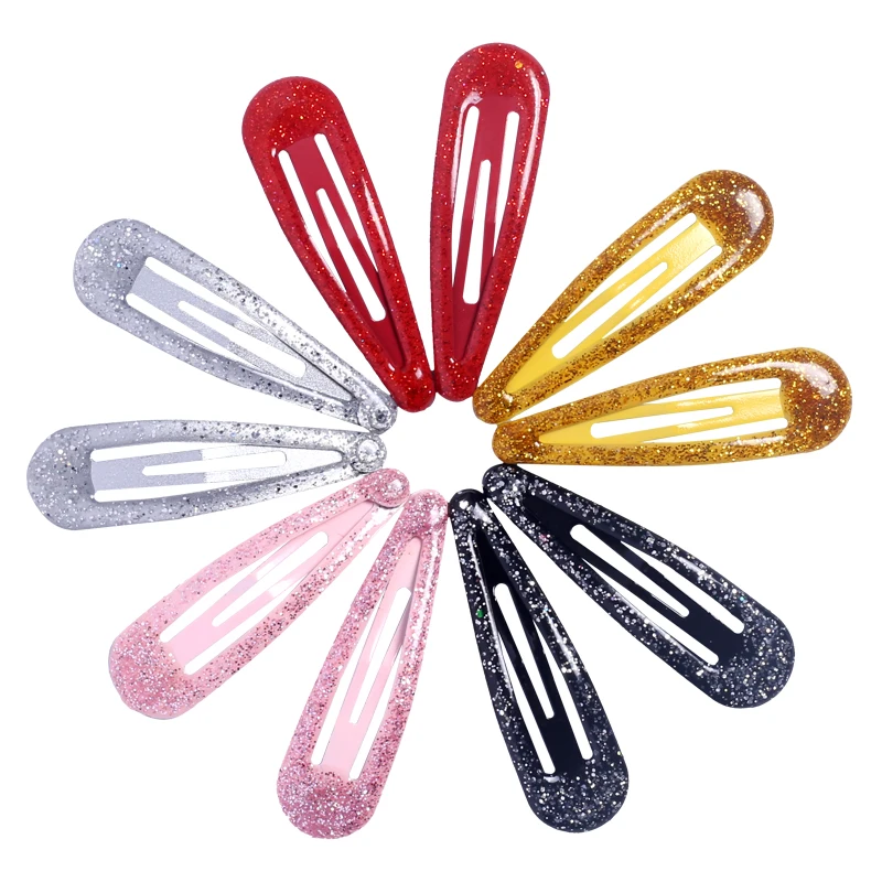 20 шт. заколки для волос маленьких девочек детские цветная блестящая Шпилька