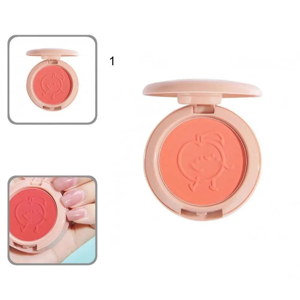 

3.8g Blush Palette Universal Fashion Matte Texture Face Makeup Colored Eyeshadow for Women Face Blusher Peach Blusher