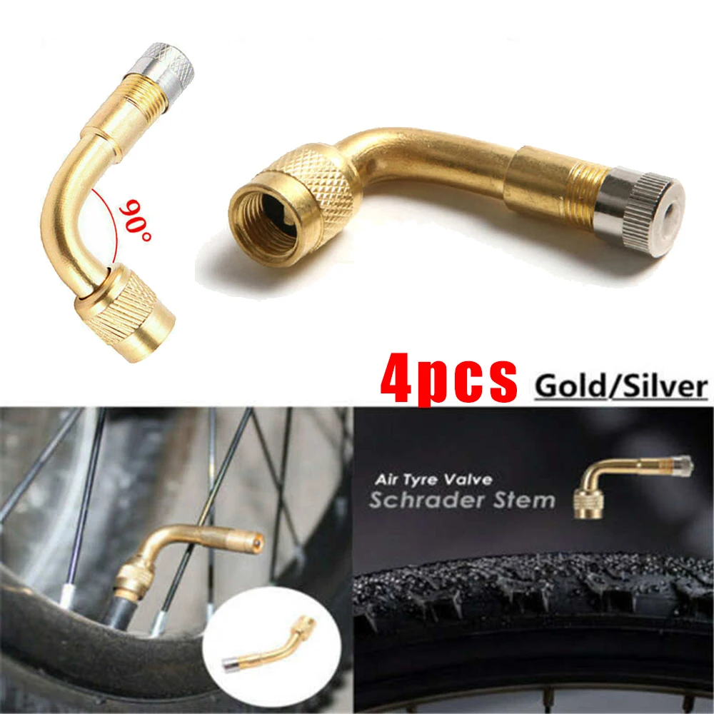 

Air Tire Valve extender Angle Motorcycle 4 pcs Accessories Valve Stems