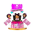 Милые и надписью Girl Boss Топпер для торта С Днем Рождения милые для маленьких мальчиков для капкейка-для детей День рождения торт украшения детский душ