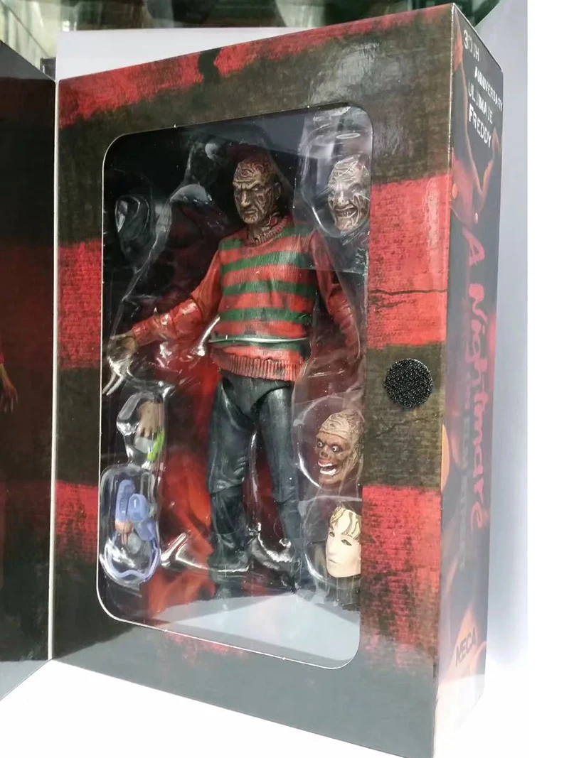 NECA Freddy Krueger A &quotКошмар на улице Вязов&quot The Dream Master Ver. ПВХ экшн-Фигурки игрушки