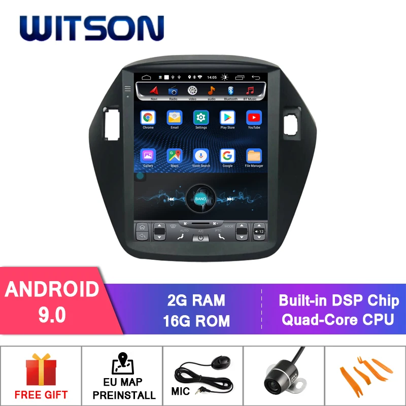 Мультимедийная система WITSON для HYUNDAI IX35 стерео-проигрыватель на Android 4 Гб ОЗУ 64 ПЗУ