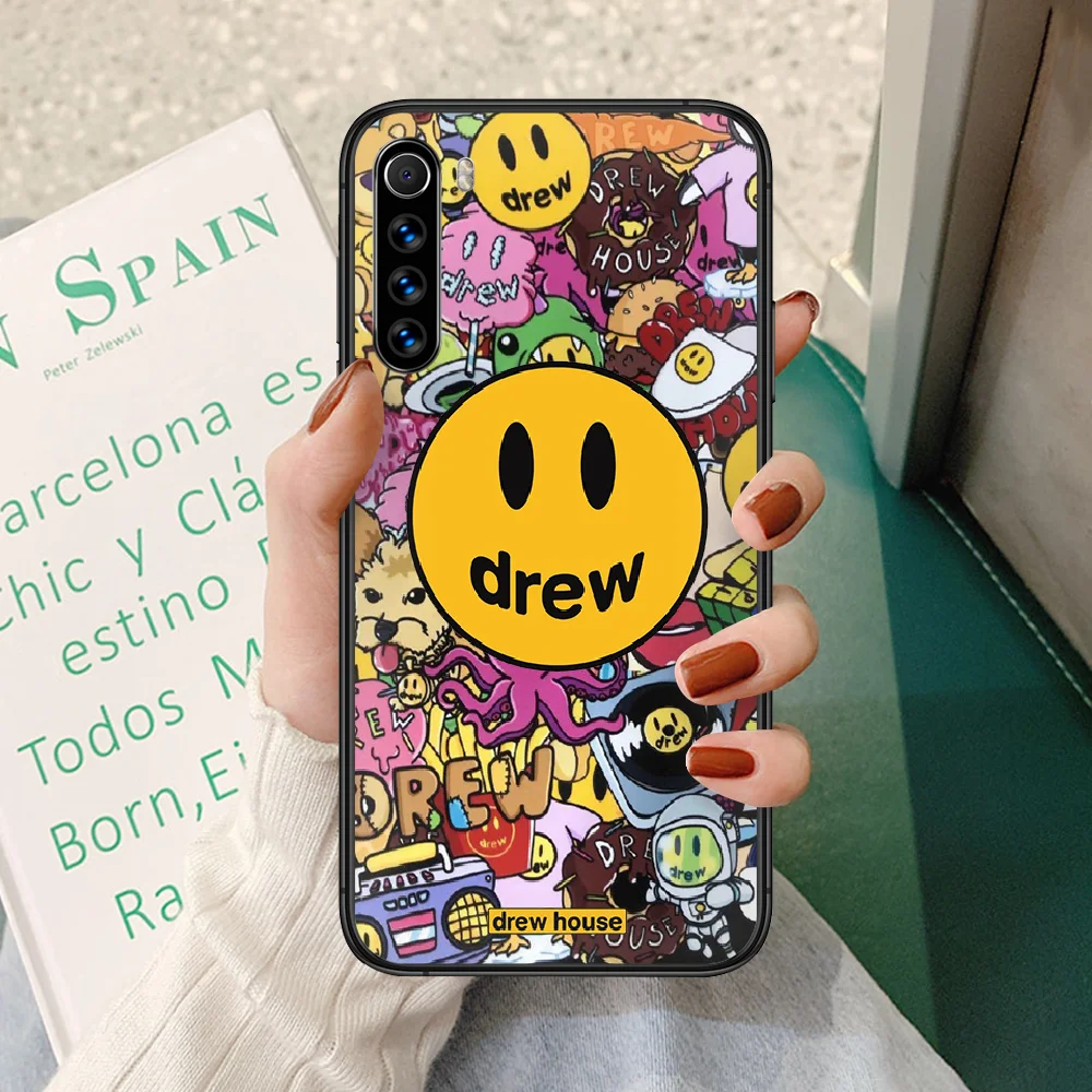 

Justin Bieber drew Phone case For Xiaomi Redmi Note 4A 4X 5 6 6A 7 7A 8 8A 4 5 5A 8T Plus Pro black prime tpu cell cover fashion