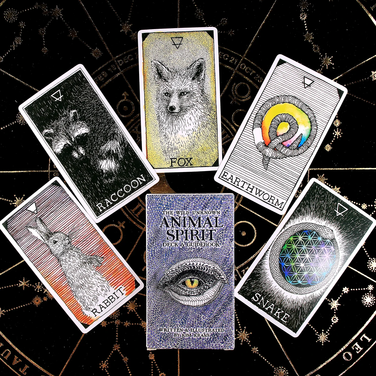 The Wild Unknown Animal Spirit сообщения колода Таро Оракл карты ежедневная ведьма гуандянь