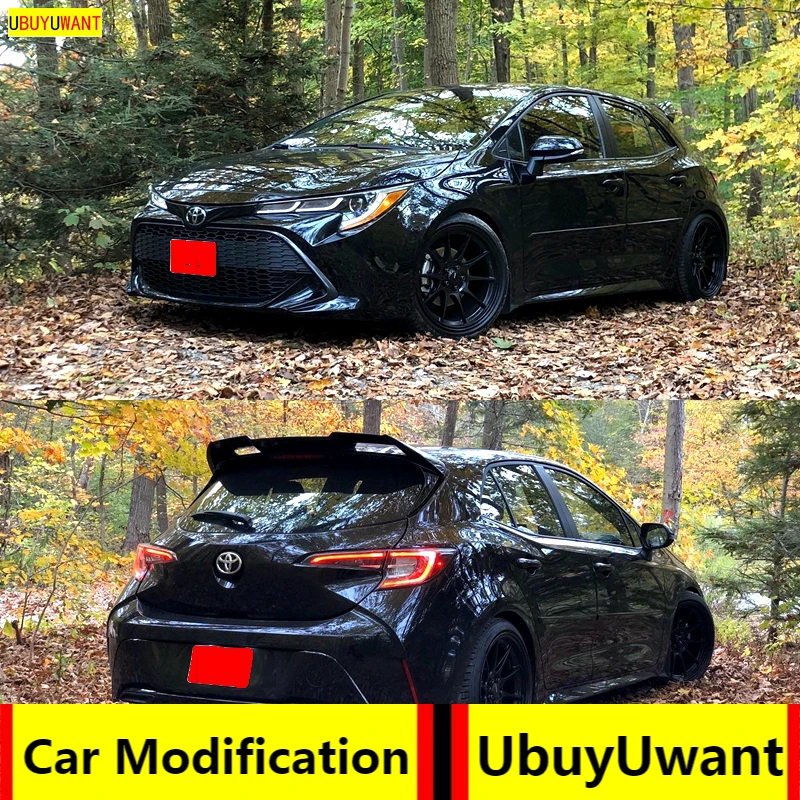 Спойлер UBUYUWANT для хэтчбека Toyota Corolla 2019 2020 2021 материал ABS заднее крыло автомобиля