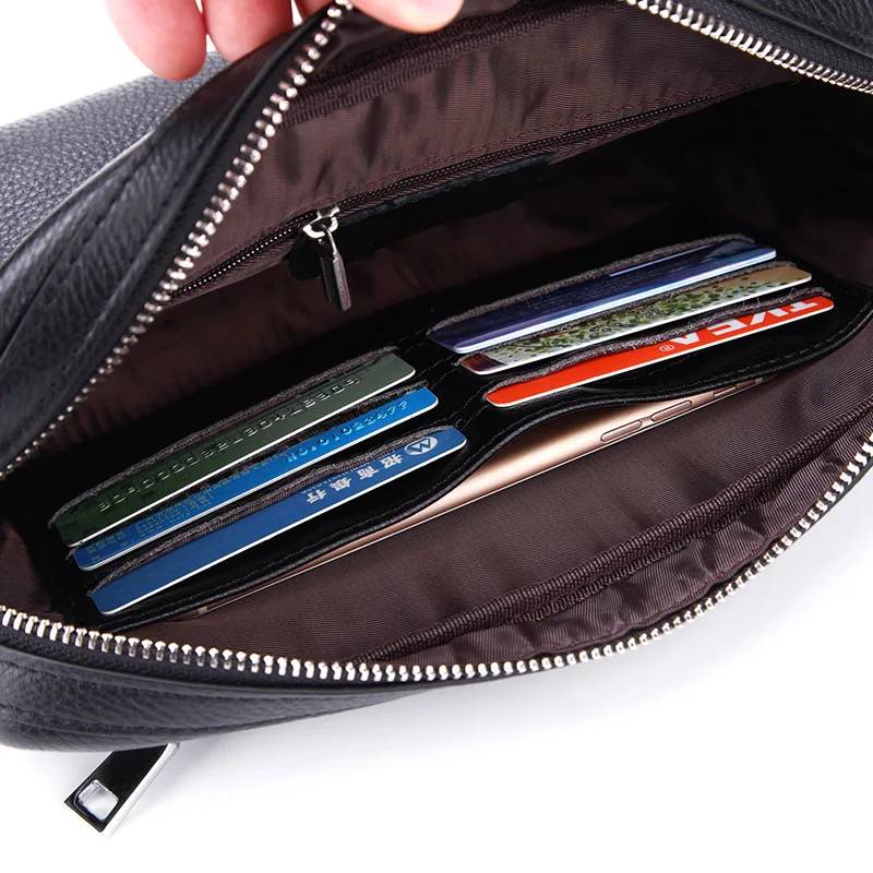 Мужская сумка мессенджер из натуральной воловьей кожи Повседневная Деловая