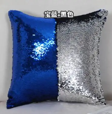 Новый DIY Русалка подушка со стразами чехол Магическая Подушка Чехол 40X40cm Цвет