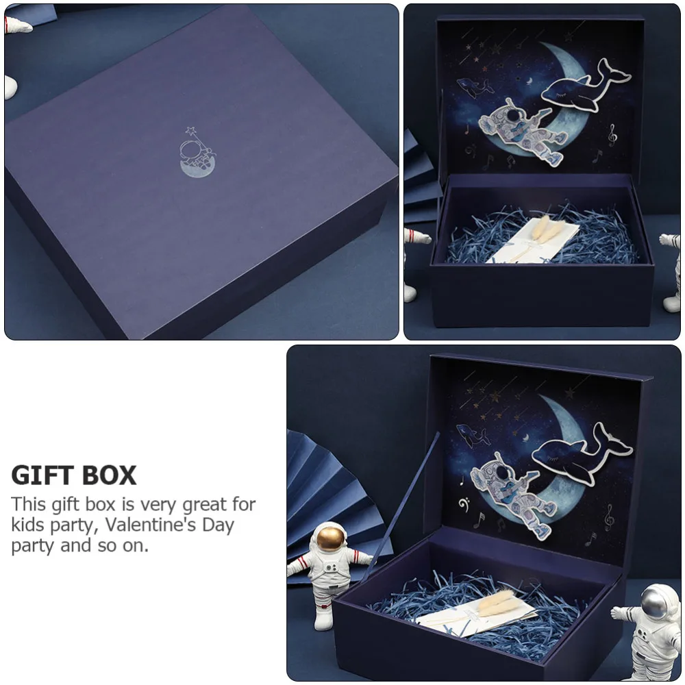 

1pc Valentine's Day Gift Packing Box Spaceman Gift Box Festival Gift Box