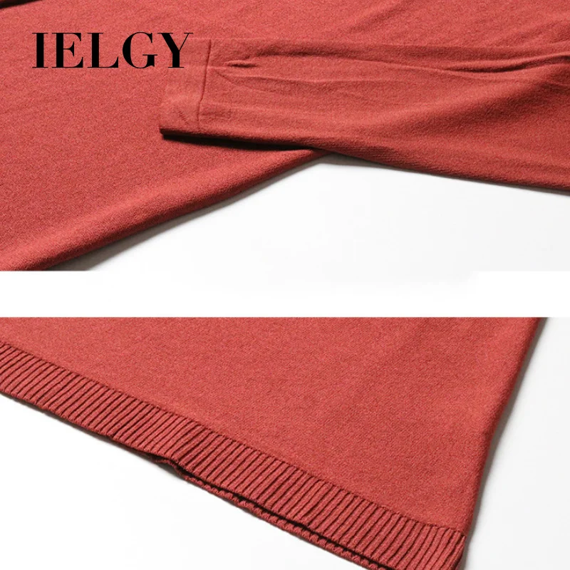 

IELGY Hollow knit jacket women fashion solid color comfortable shawl long-sleeved temperament cardigan 4 colors optional