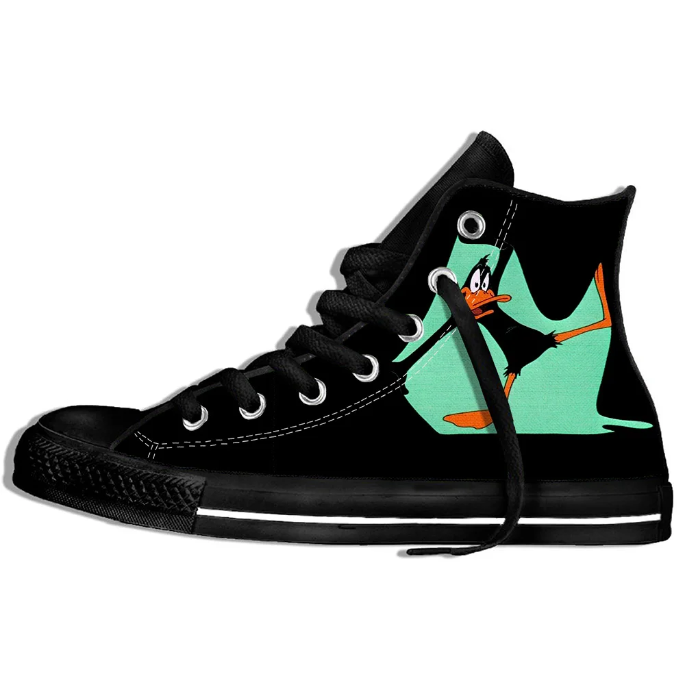 Walking Canvas Boots Shoes Breathable Natural Men Daffy Duck Mugshot Printed Funny Wearable Comfort Sport Classic Sneakers | Спорт и