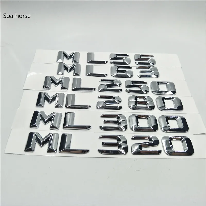 Автомобильная наклейка для Mercedes Benz W166 W164 ML55 ML63 ML250 ML280 ML300 ML320 ML350 с логотипом на