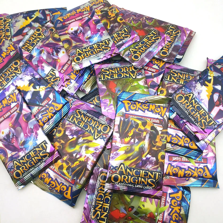 Pokemon 324 шт. GX EX MEGA Обложка карты 3D версия древних происхождения Коллекционная