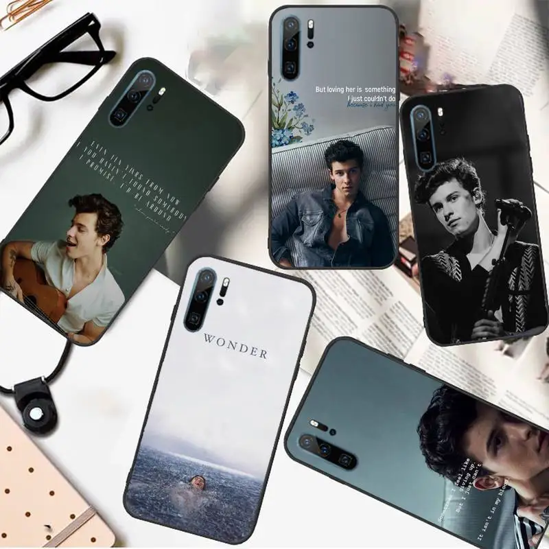 

Shawn Mendes 98 Phone Case For Huawei honor Mate 10 20 30 40 i 9 8 pro x Lite P smart 2019 Y5 2018 nova 5t