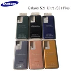 Оригинальный Samsung Galaxy S21 S21 PLUS Роскошный чехол для алькантары чехол для S21 Ультра кожаный Премиум чехол для телефона противоударный