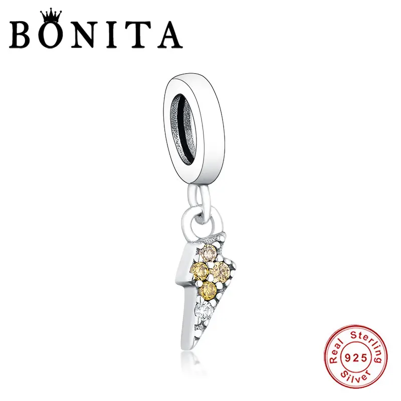 Подвески из стерлингового серебра 925 пробы оригинальные подвески в форме шарма