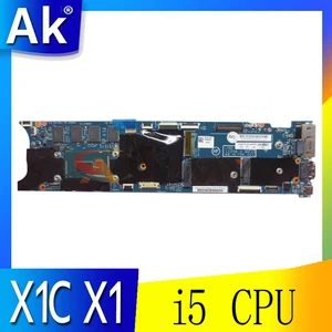 12298 2 lmq 1 mb for lenovo thinkpad x1c x1 carbon 2014 laptop motherboard 48 4ly26 021 48 4ly06 021 with i5 cpu 8gb ram tested free global shipping