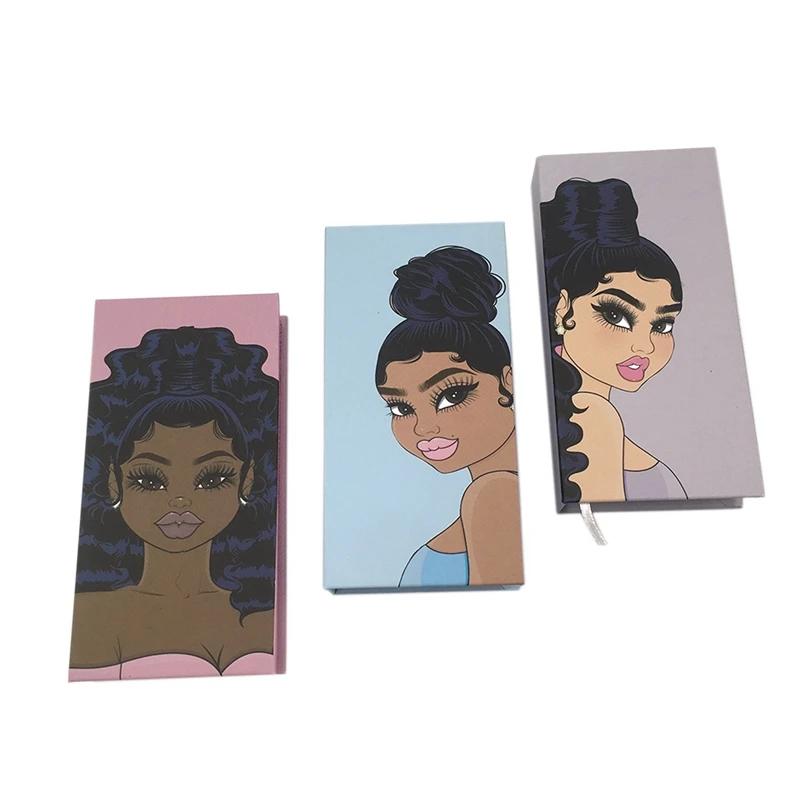 

6 шт., футляры для ресниц, 25 мм