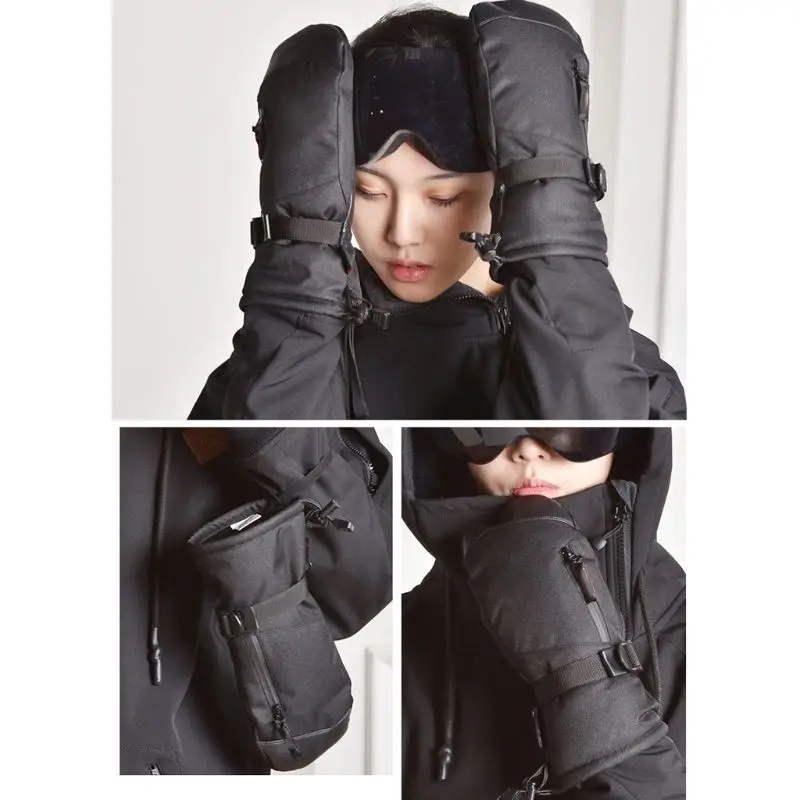 

Unisex Winter Snow Ski Gloves Touchscreen Waterproof Camouflage Thermal Mittens
