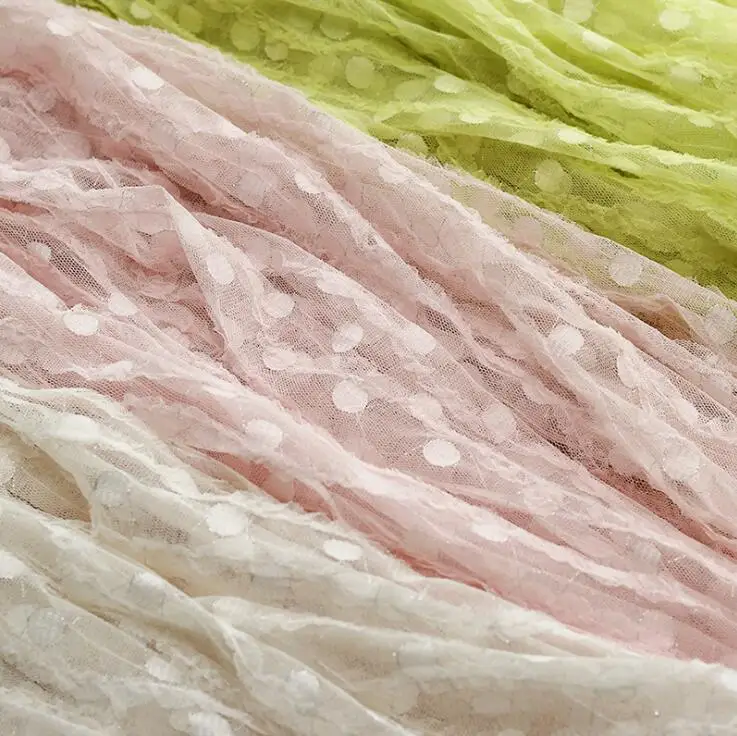 Новая сетчатая серебряными шелковыми нитями вышивка с тканевым полосатым в виде